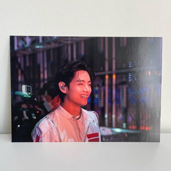 BTS Official Taehyung V Permission to Dance postcard Las Vegas - Picture 1 of 2